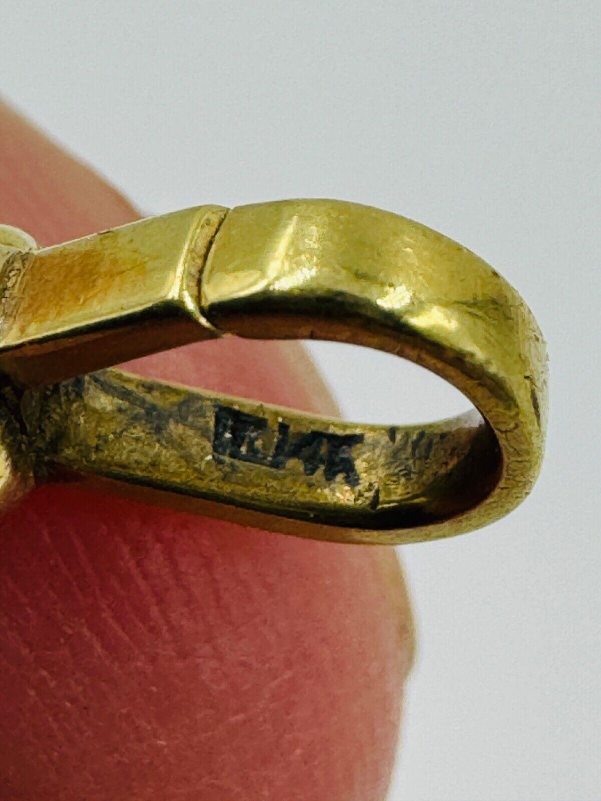 Antique Pocket Watch Chain 14K Yellow Gold and Platinum