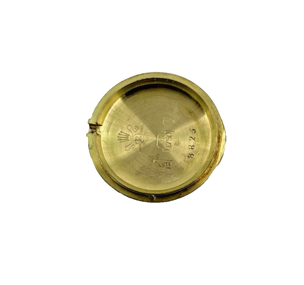 Rare Ladies Vintage 8823 Rolex Precision Watch In 18k 22.5mm