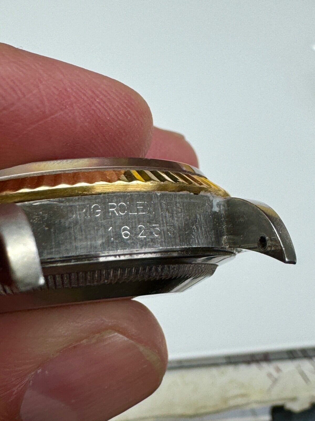 Rolex Datejust Watch Ref 16233 36mm two tone Blue Dial