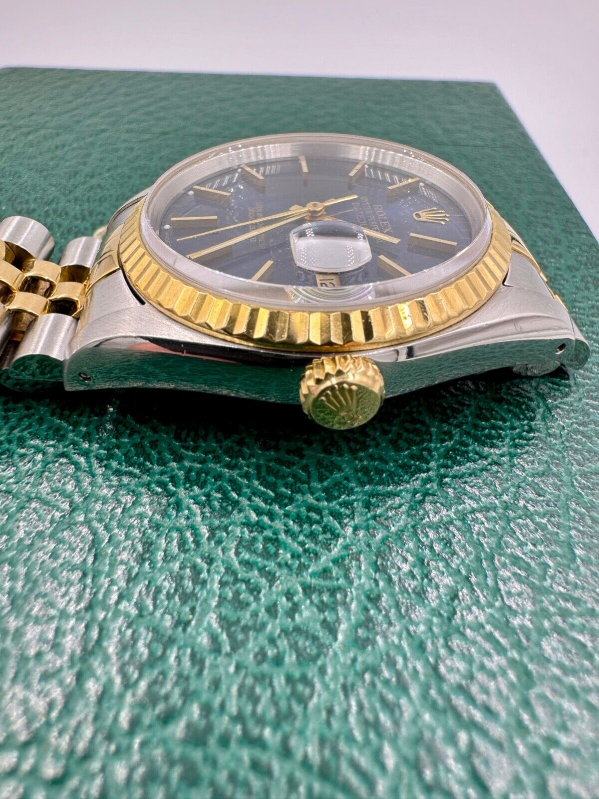 Rolex Datejust Watch Ref 16233 36mm two tone Blue Dial