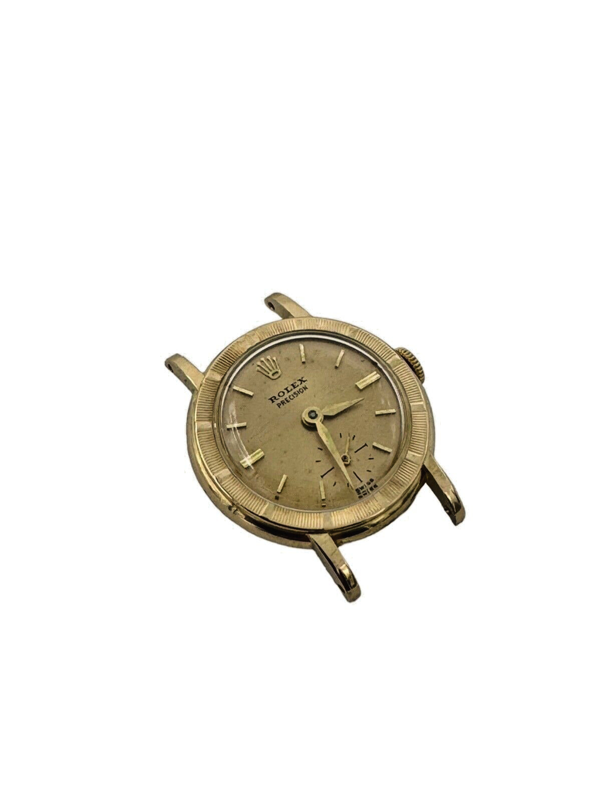 Rare Ladies Vintage 8823 Rolex Precision Watch In 18k 22.5mm