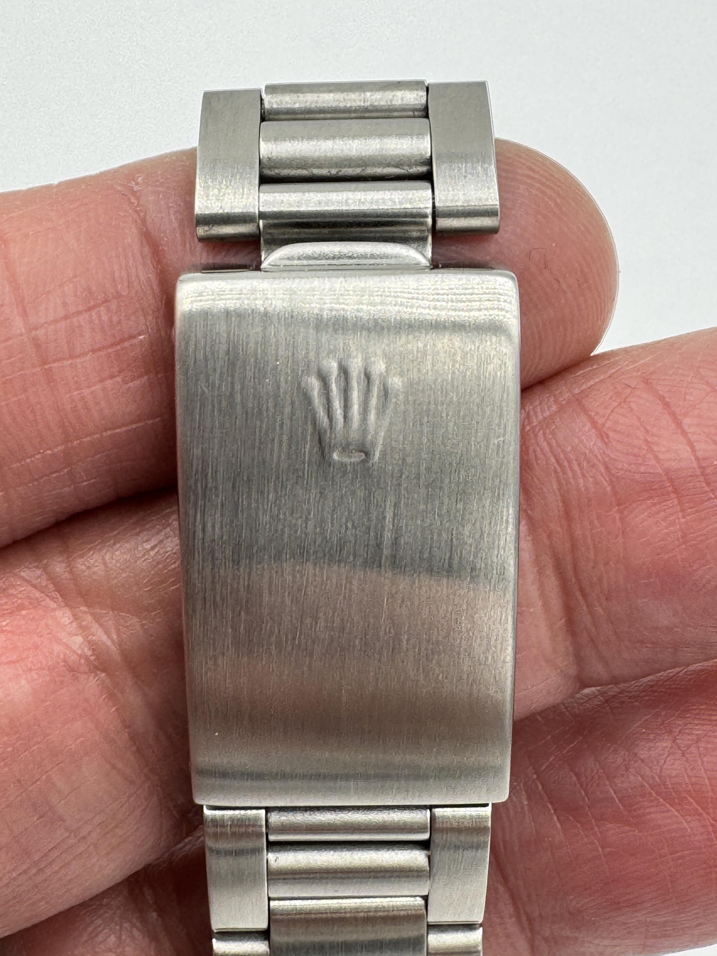 Rolex 16220 Engine Turned Bezel Oyster Band 1989 with Receipt