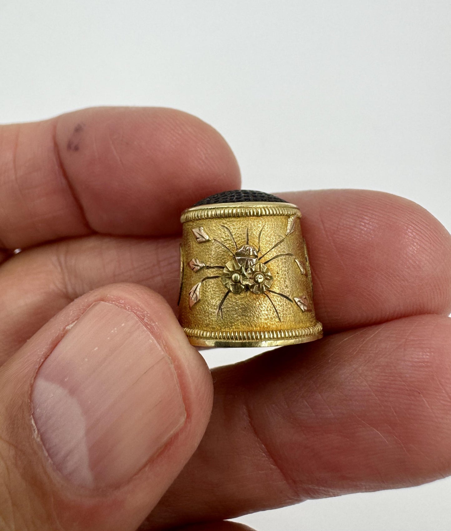 Antique 18k Yellow Gold Childs Thimble No Monograms