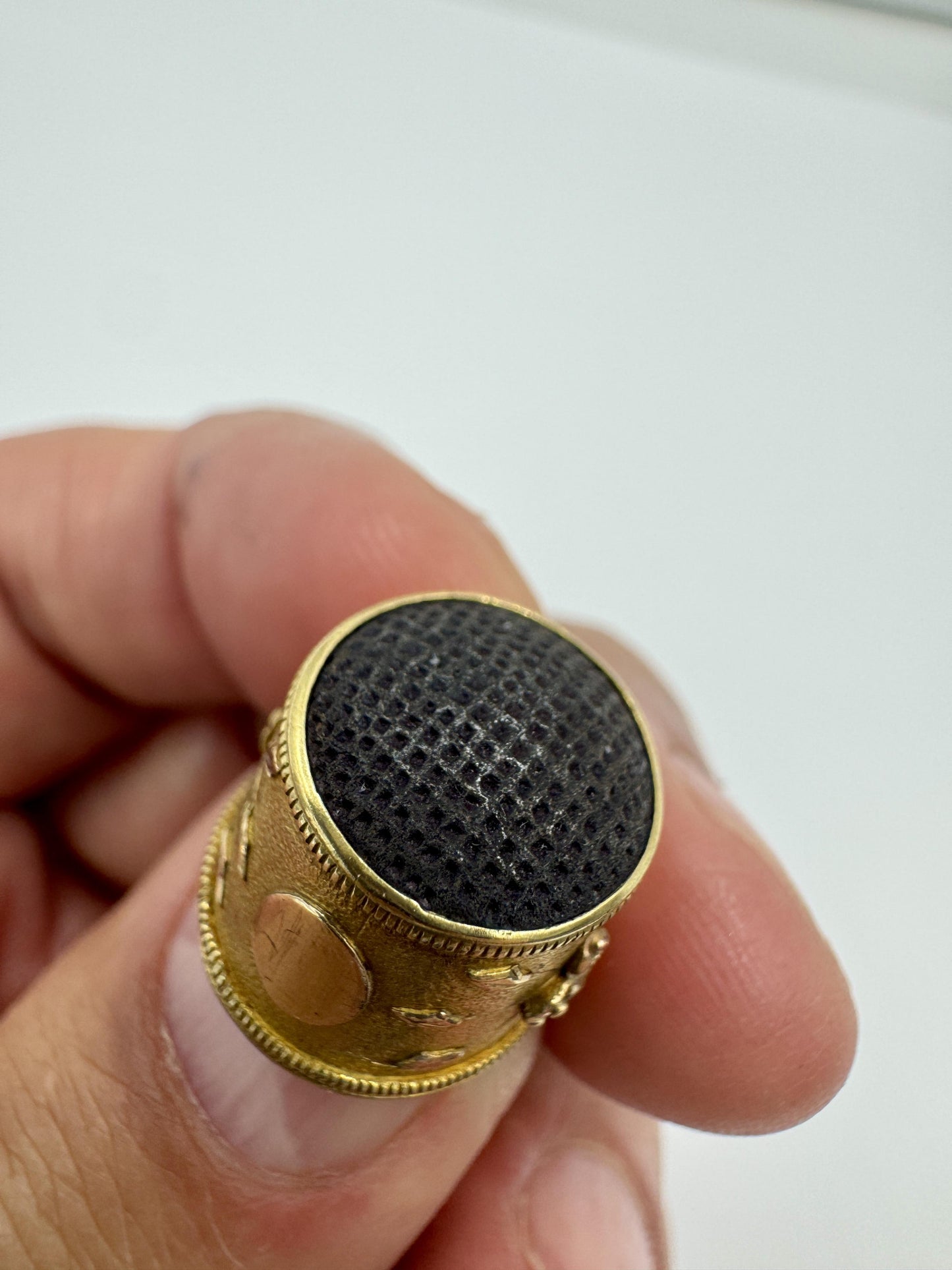 Antique 18k Yellow Gold Childs Thimble No Monograms