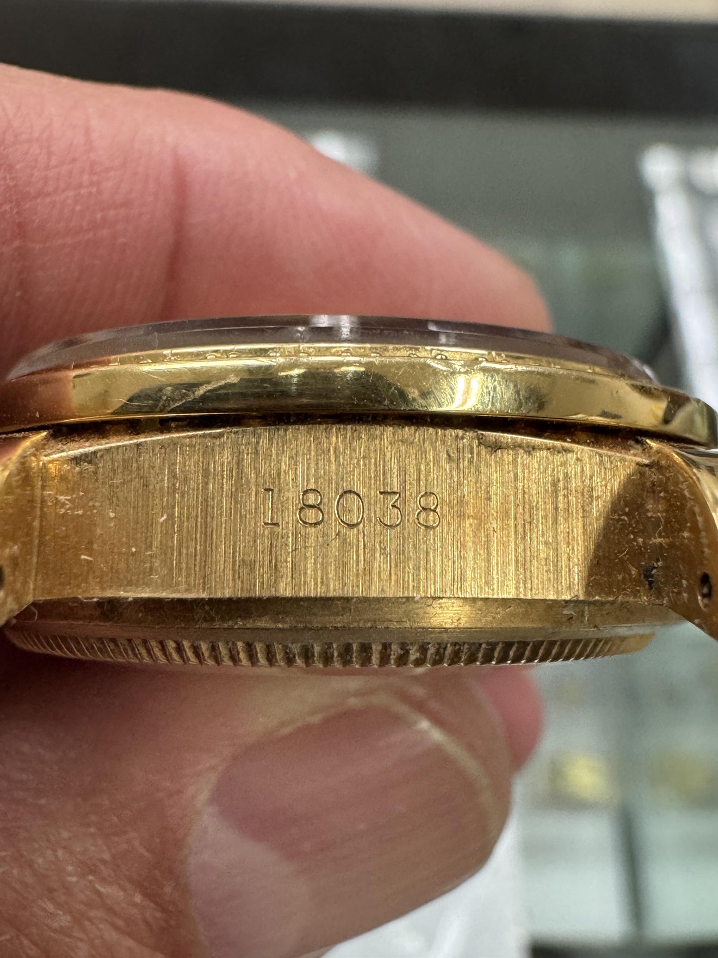 Rolex Presidential Day Date 18038 18k Diamond dial and Bezel