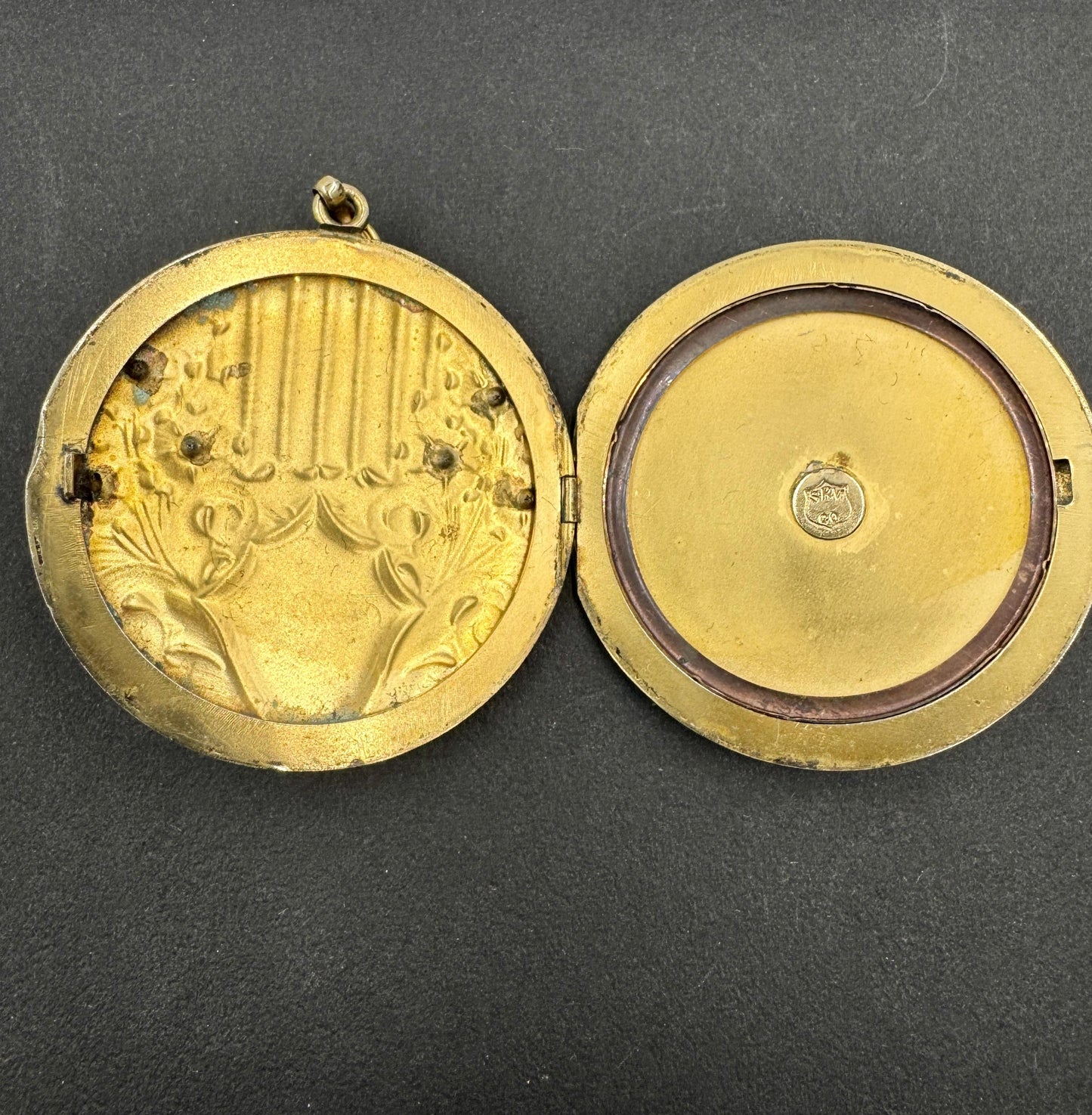 Victorian Gold Filled Flower Locket Circa 1910