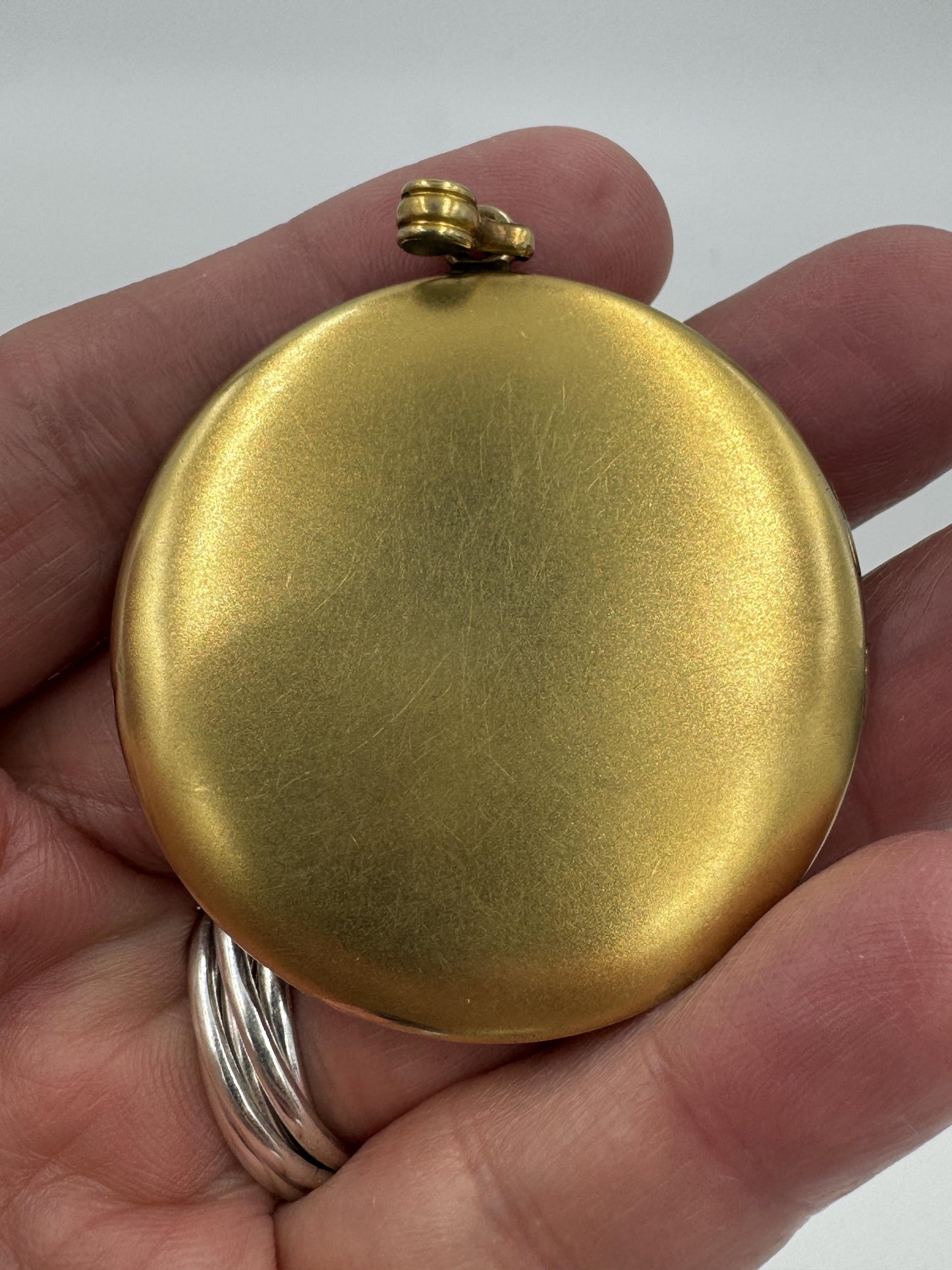 Victorian Gold Filled Flower Locket Circa 1910