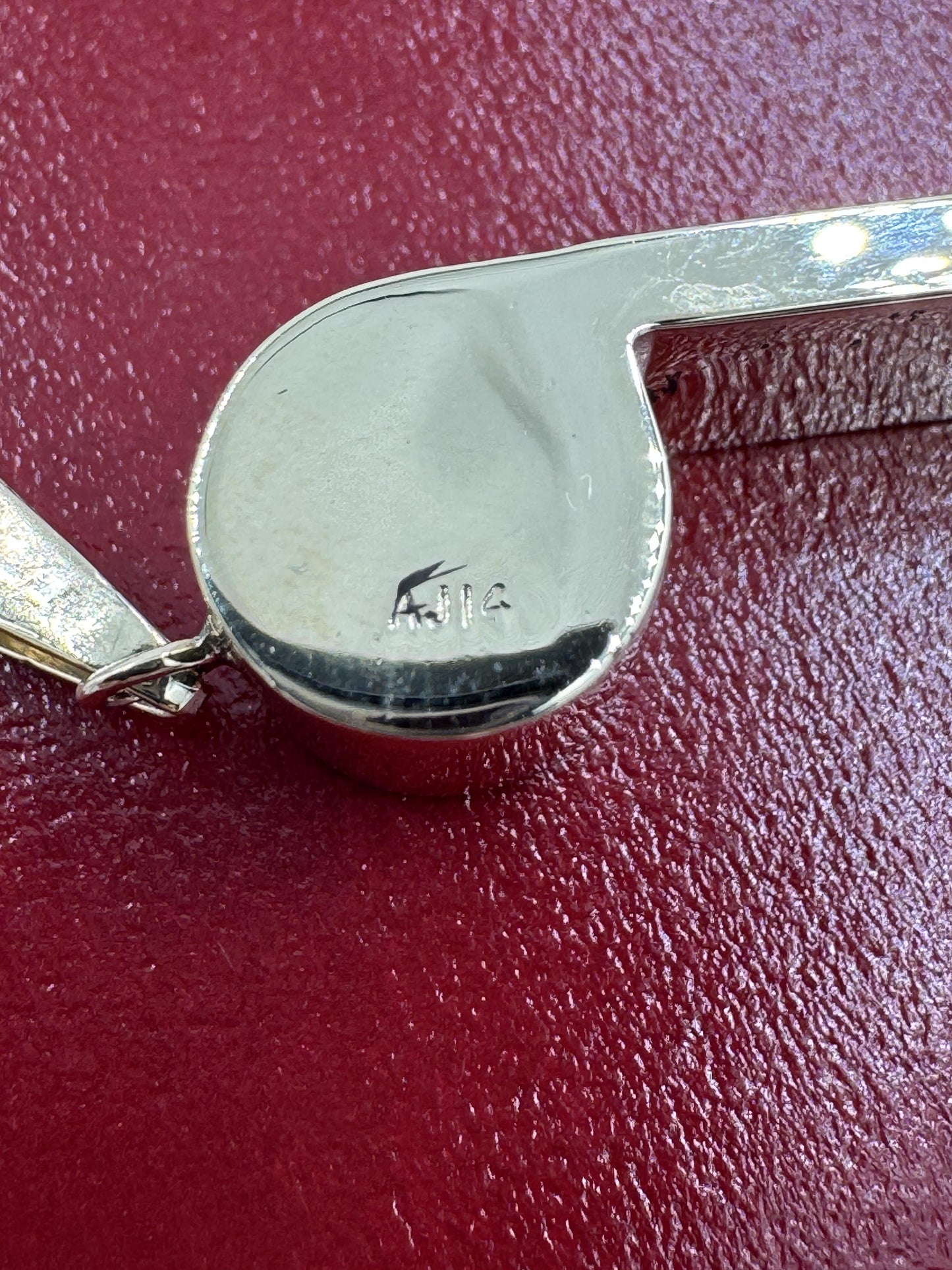 Vintage 14k Yellow Gold Whistle Pendant