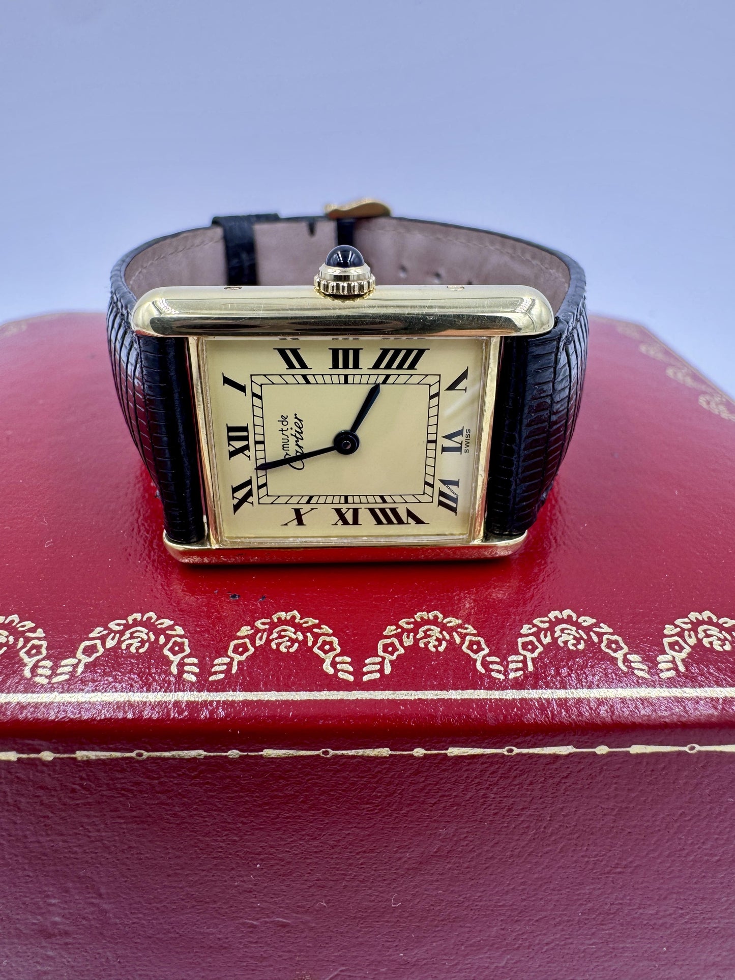 Must De Cartier Tank Vermeil Watch