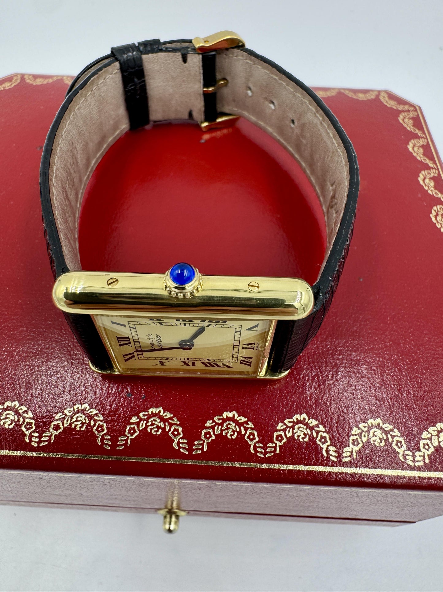 Must De Cartier Tank Vermeil Watch