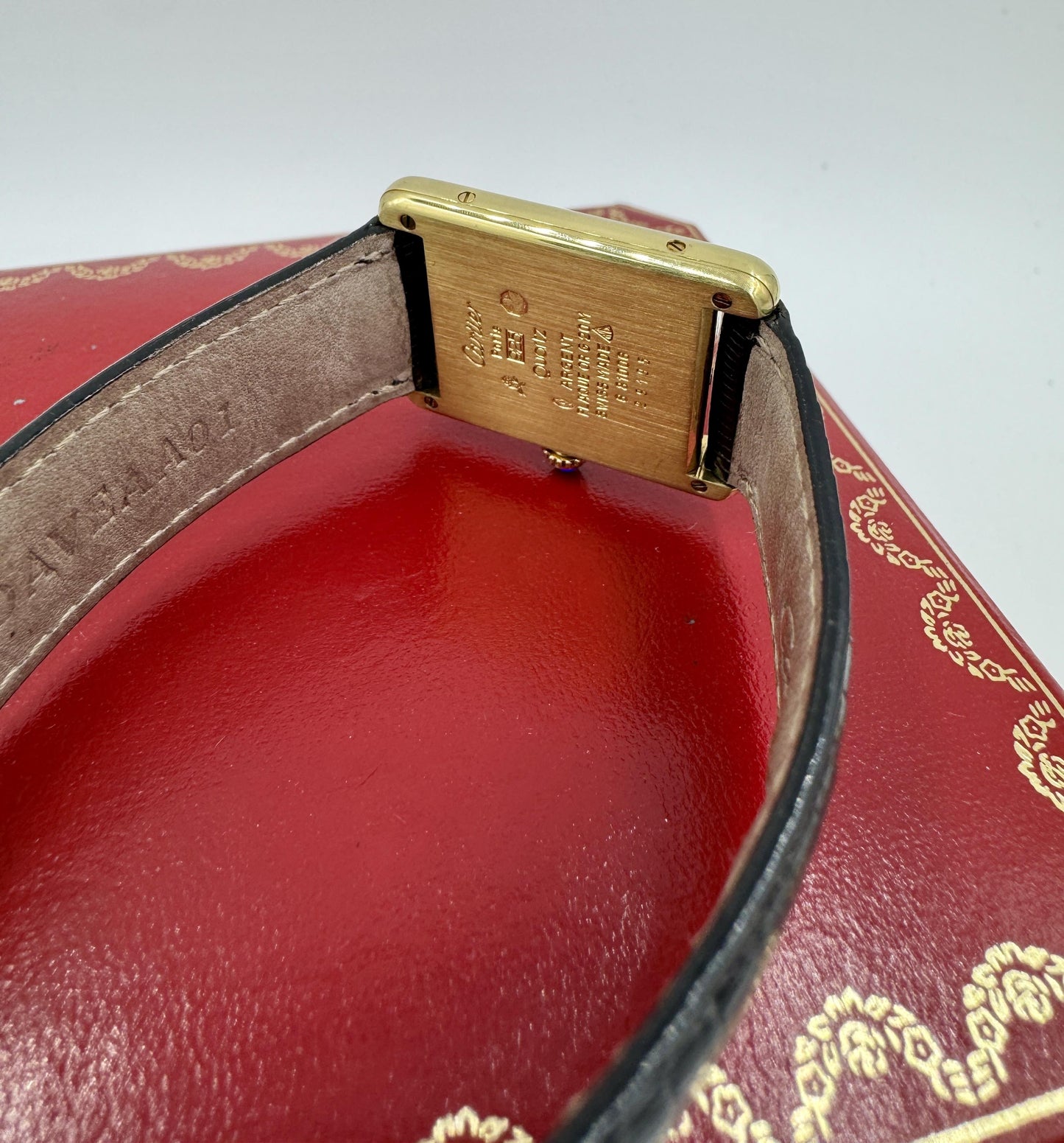Must De Cartier Tank Vermeil Watch