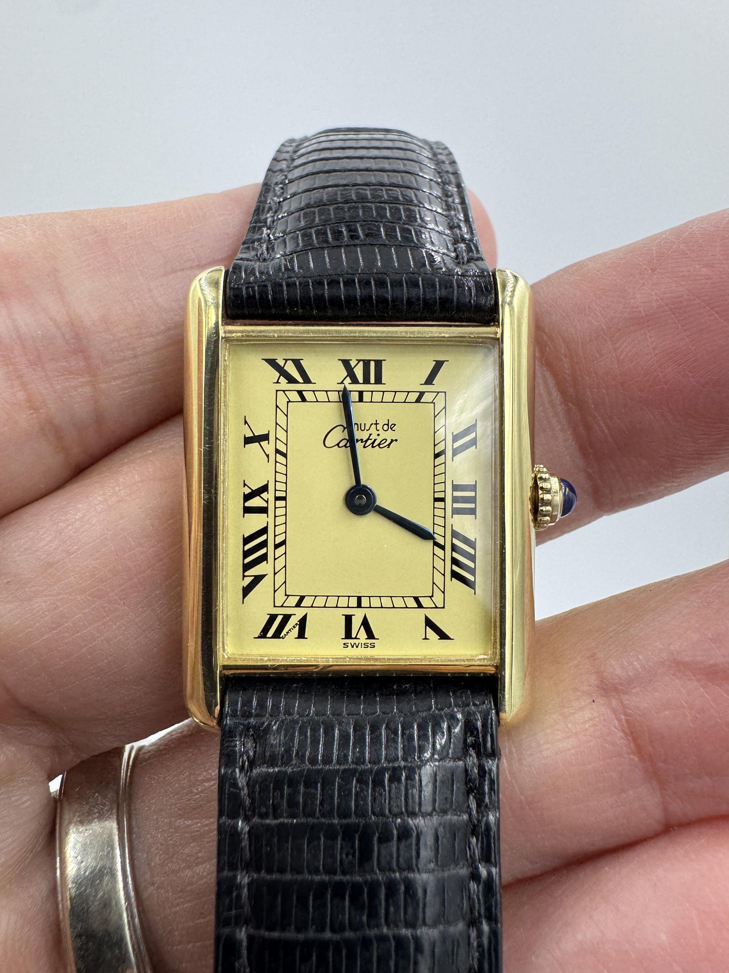 Must De Cartier Tank Vermeil Watch