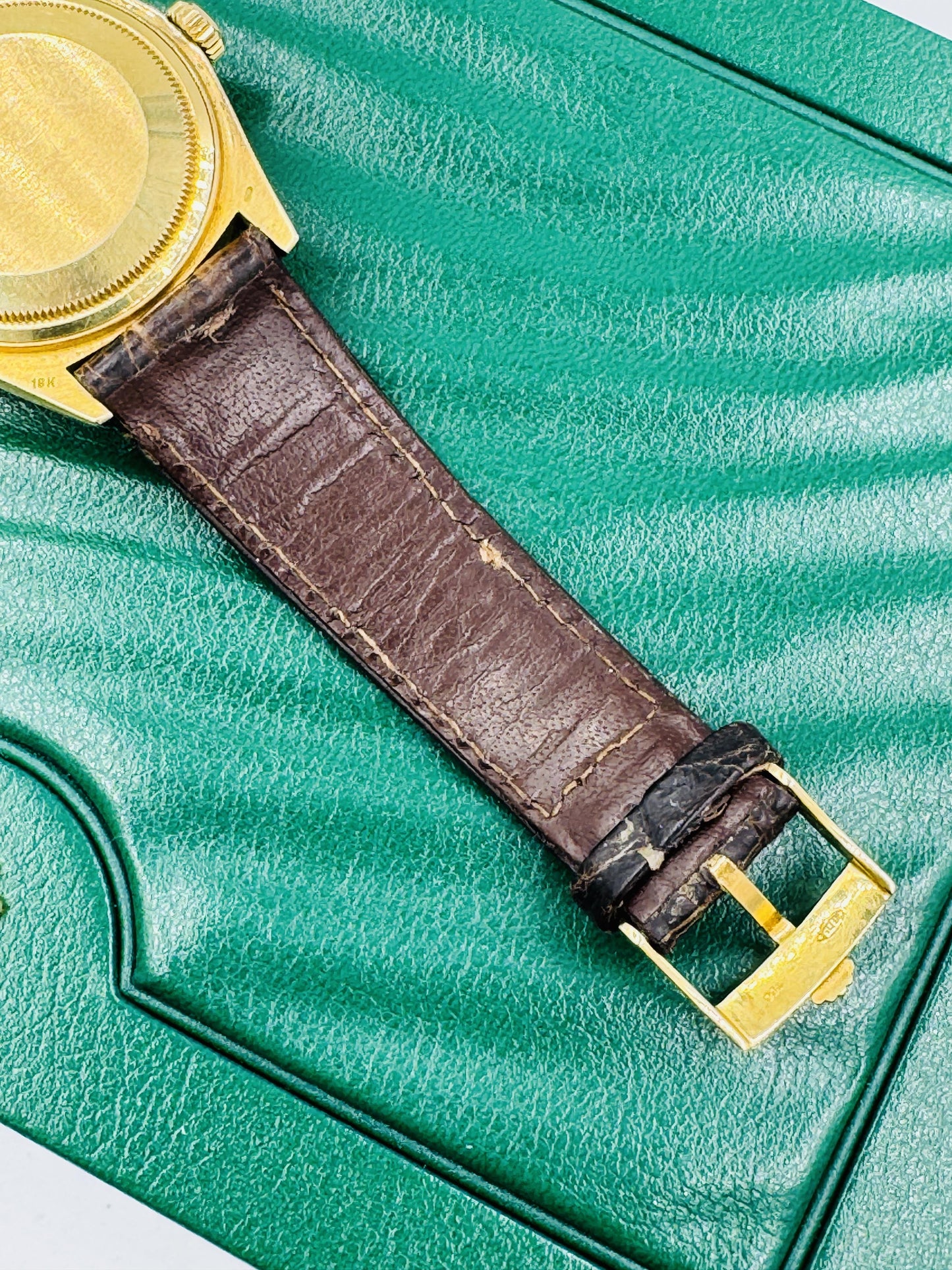 Rare Rolex 16018 18k Gold Datejust Unpolished Minty condition