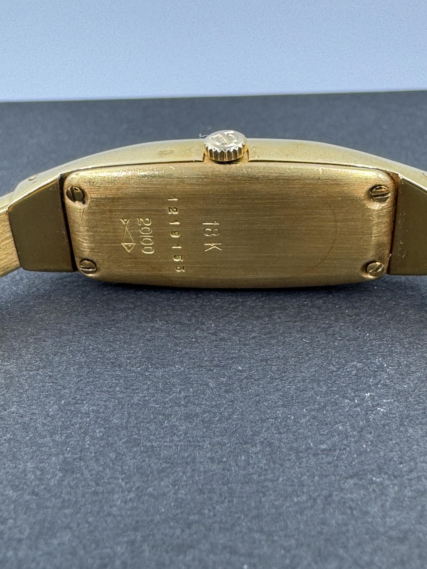 Rare Baume Mercier 18k Gold Quartz Bangle expandable Watch