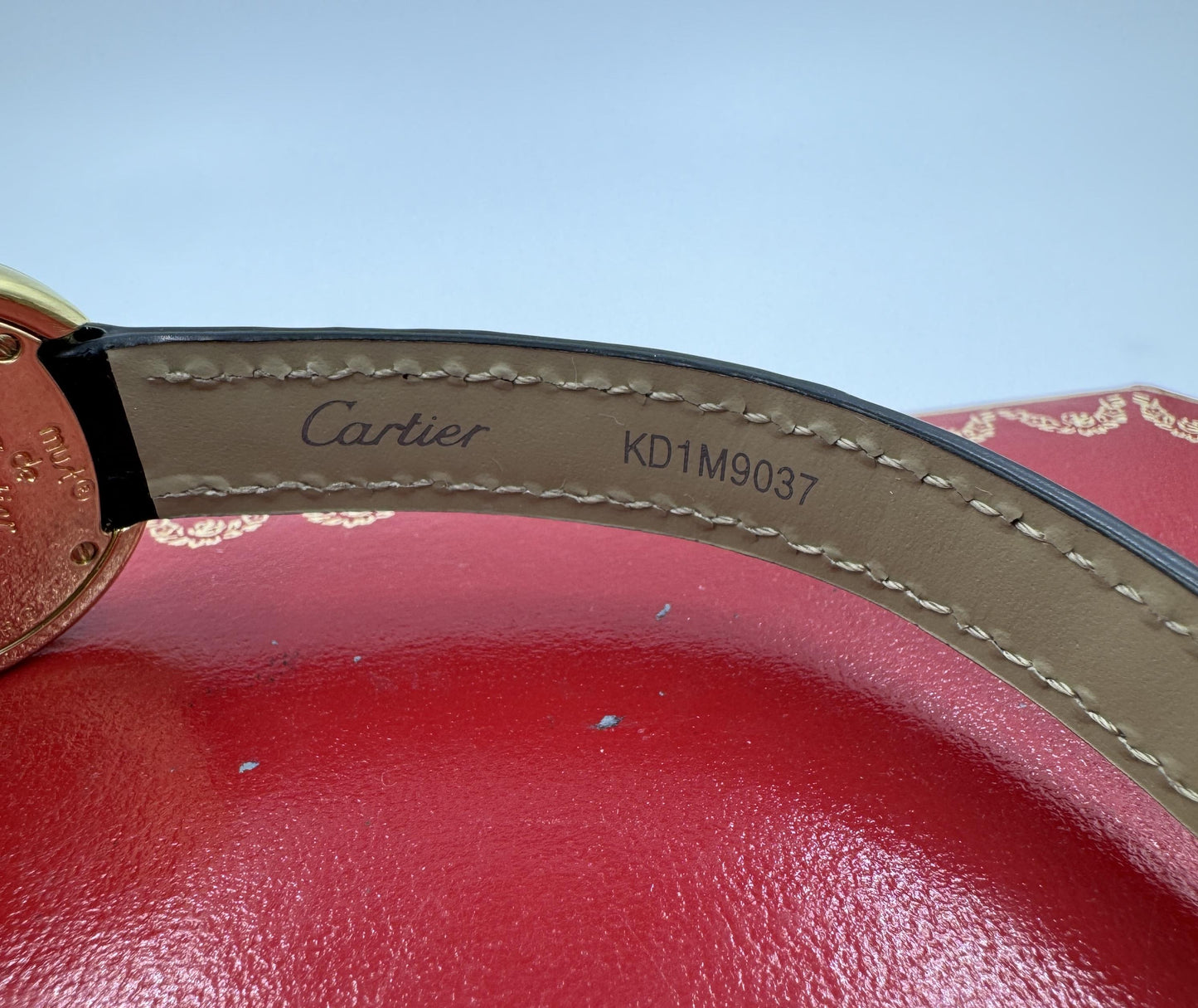 Cartier Must De Vermeil Trinity Watch Quartz Lady 27mm Argent 925