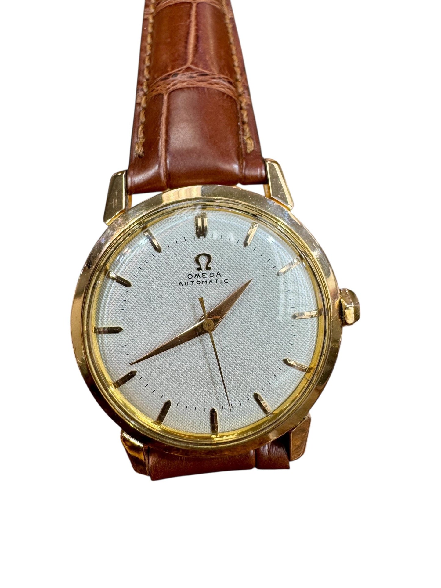 Vintage Omega Seamaster 33mm Ref 2866 SC 18k Rose Gold Automatic