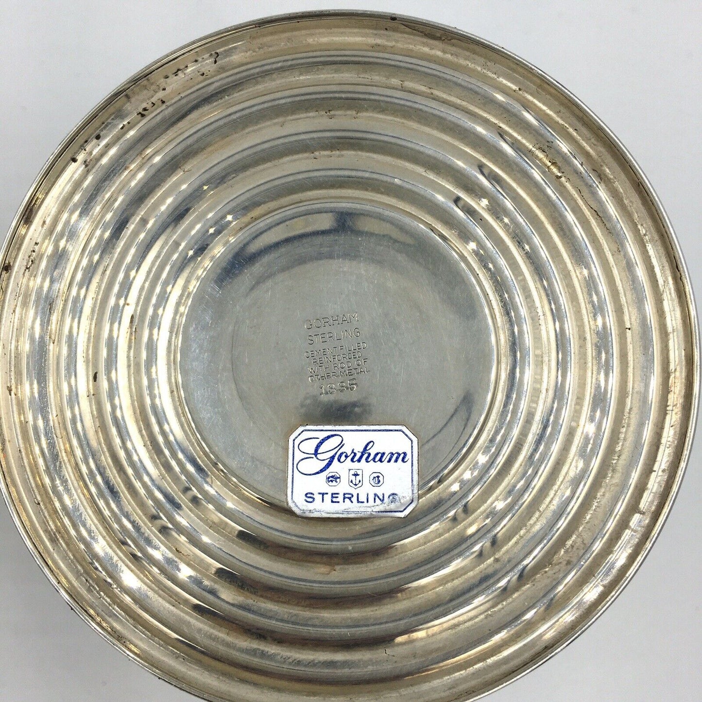 Vintage Gorham Celeste Sterling Silver Candle Holder Stick #1335 Pair