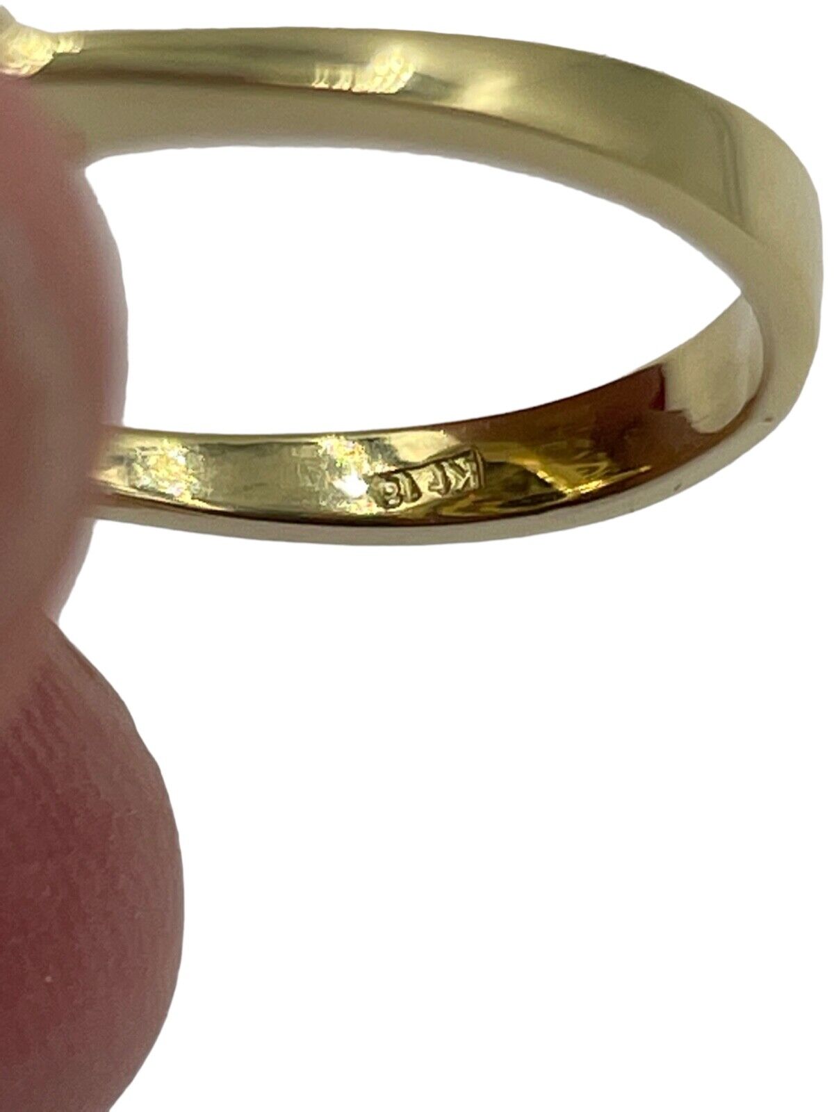 Estate 18k Yellow gold Garnet Cluster ring Mid Century Italy Cocktail Ring