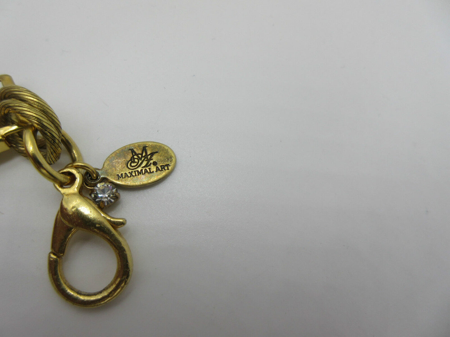 John Wind Maximal Art Couture Omega Crystal Necklace