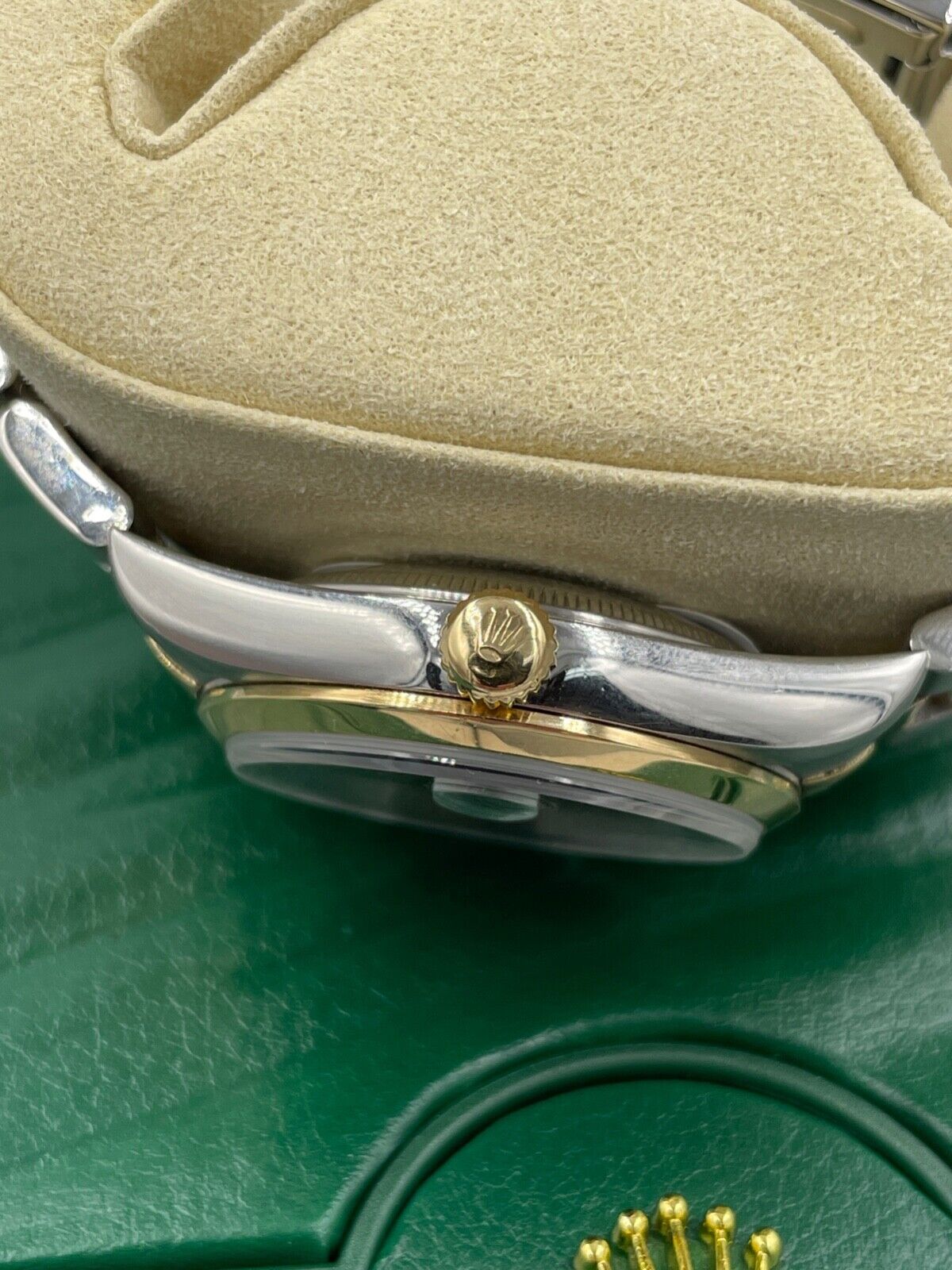 Rolex Datejust 36 Steel & 18k Gold Watch Ref 16203 Oyster band