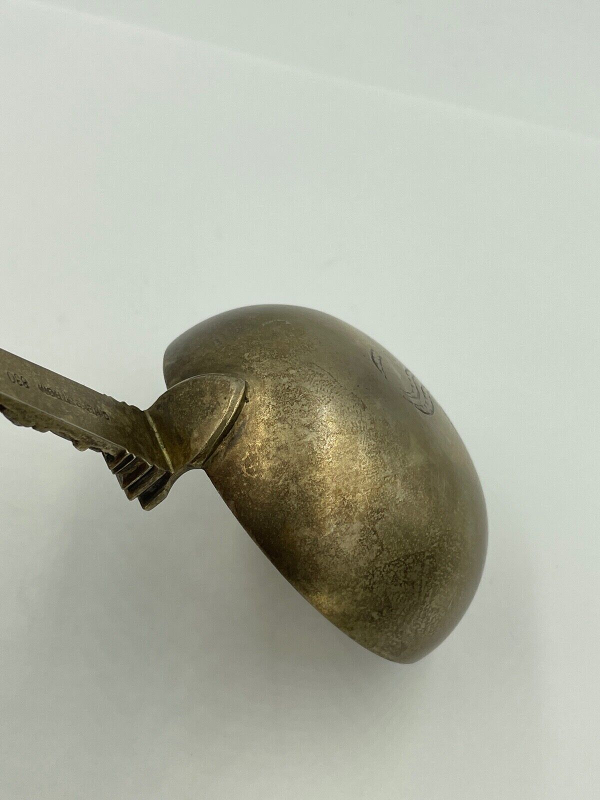 Antique G. Hellstrom Norwegian Norway 830S Silver wine toddy ladle 1800's