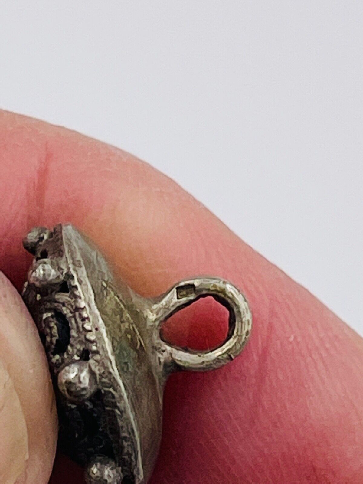 Incredible Hallmarked Antique Dutch Silver Cloak Button Buttons set of 8