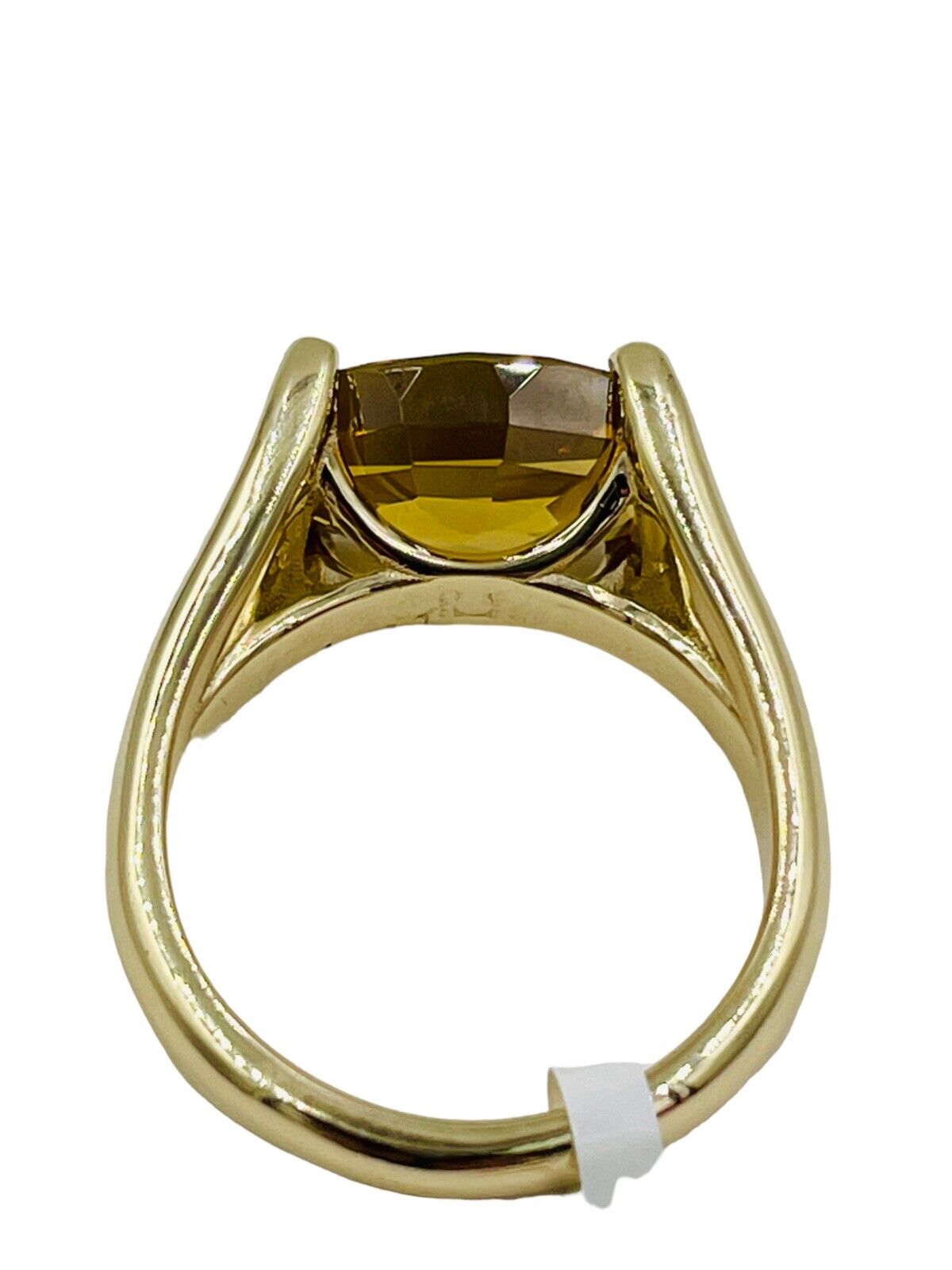 Stunning 9.18cts Natural Zircon Cocktail Ring Yellow Gold