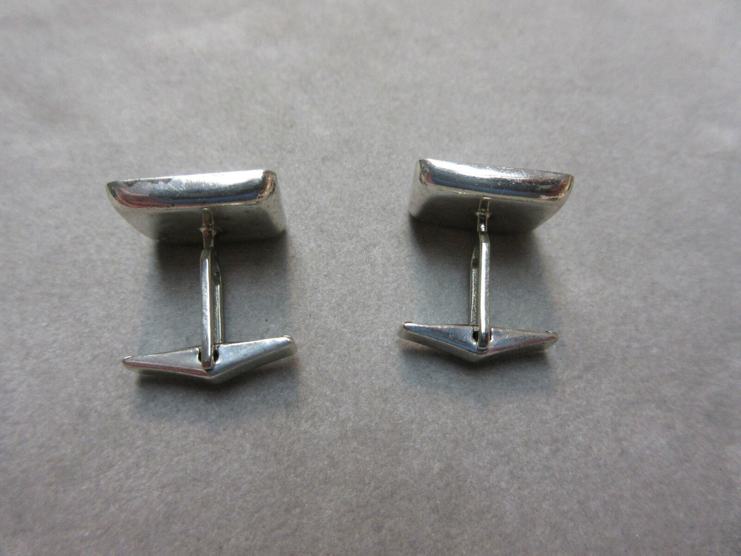 Harold Fithian Sterling Silver Cufflinks Modernist Vintage