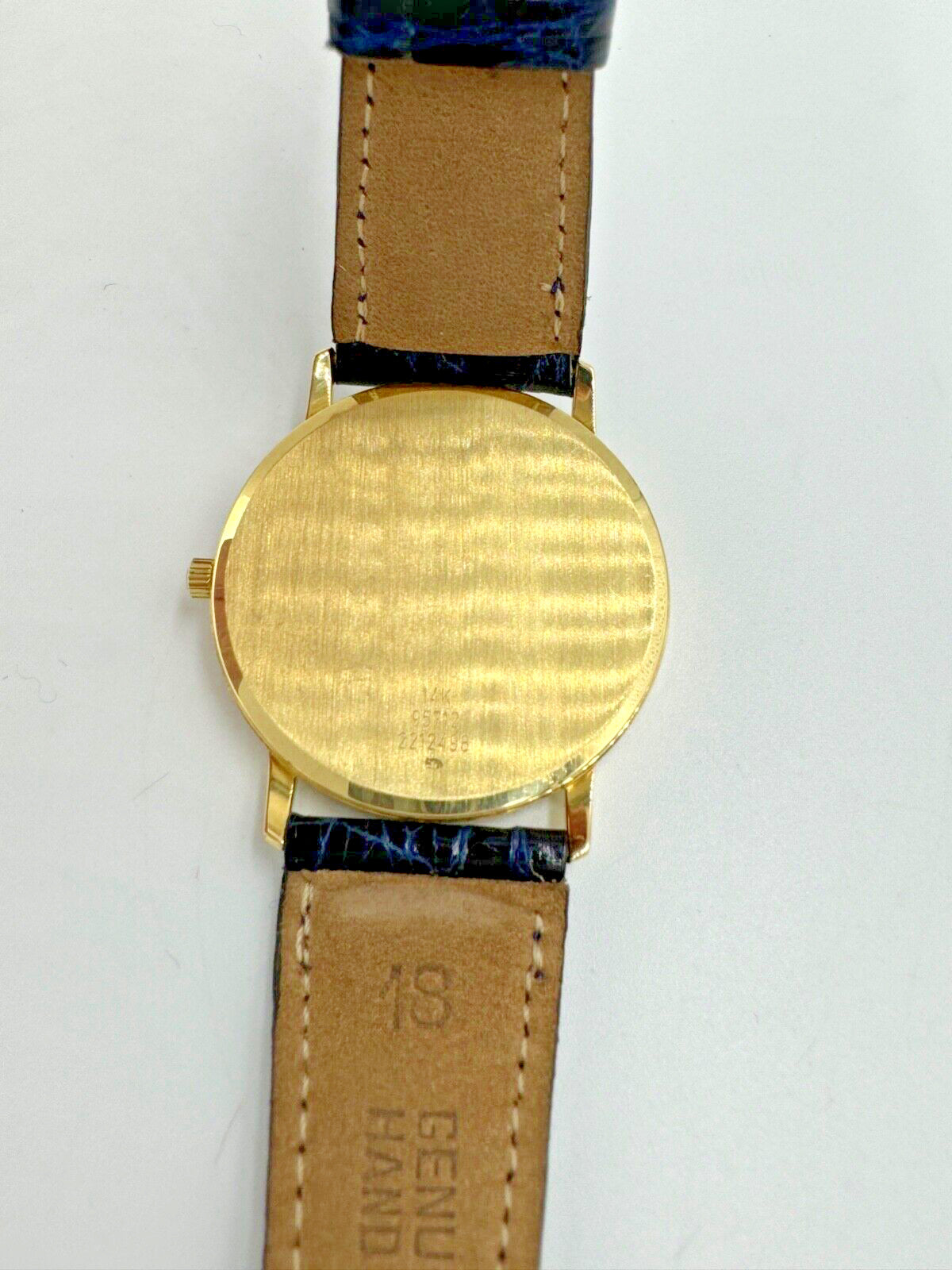 Vintage Baume Mercier Classima Quartz Men's Watch 14K Yellow Gold