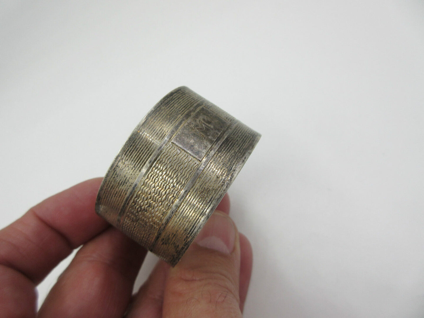 Art Nouveau Birmingham England HH Napkin Ring Holder Circa 1920