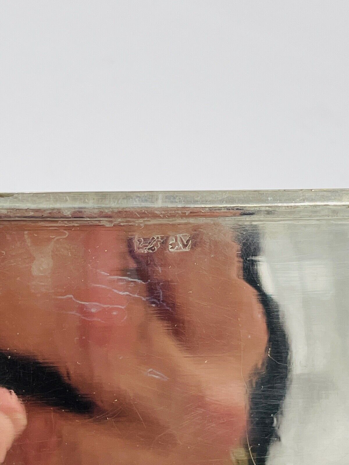 Rare Middle Eastern Islamic Persian Qajar Sterling Silver cigarette case