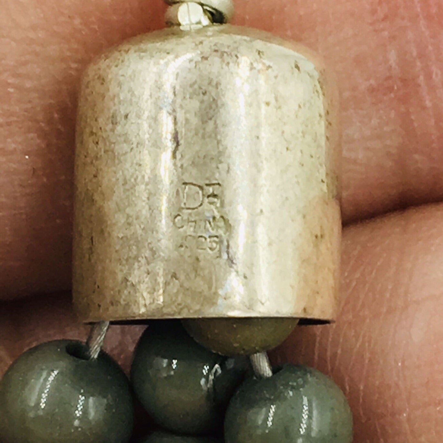 Jay King Desert Rose Trading Dtr Gray Jasper Sterling Silver Necklace Adjustable