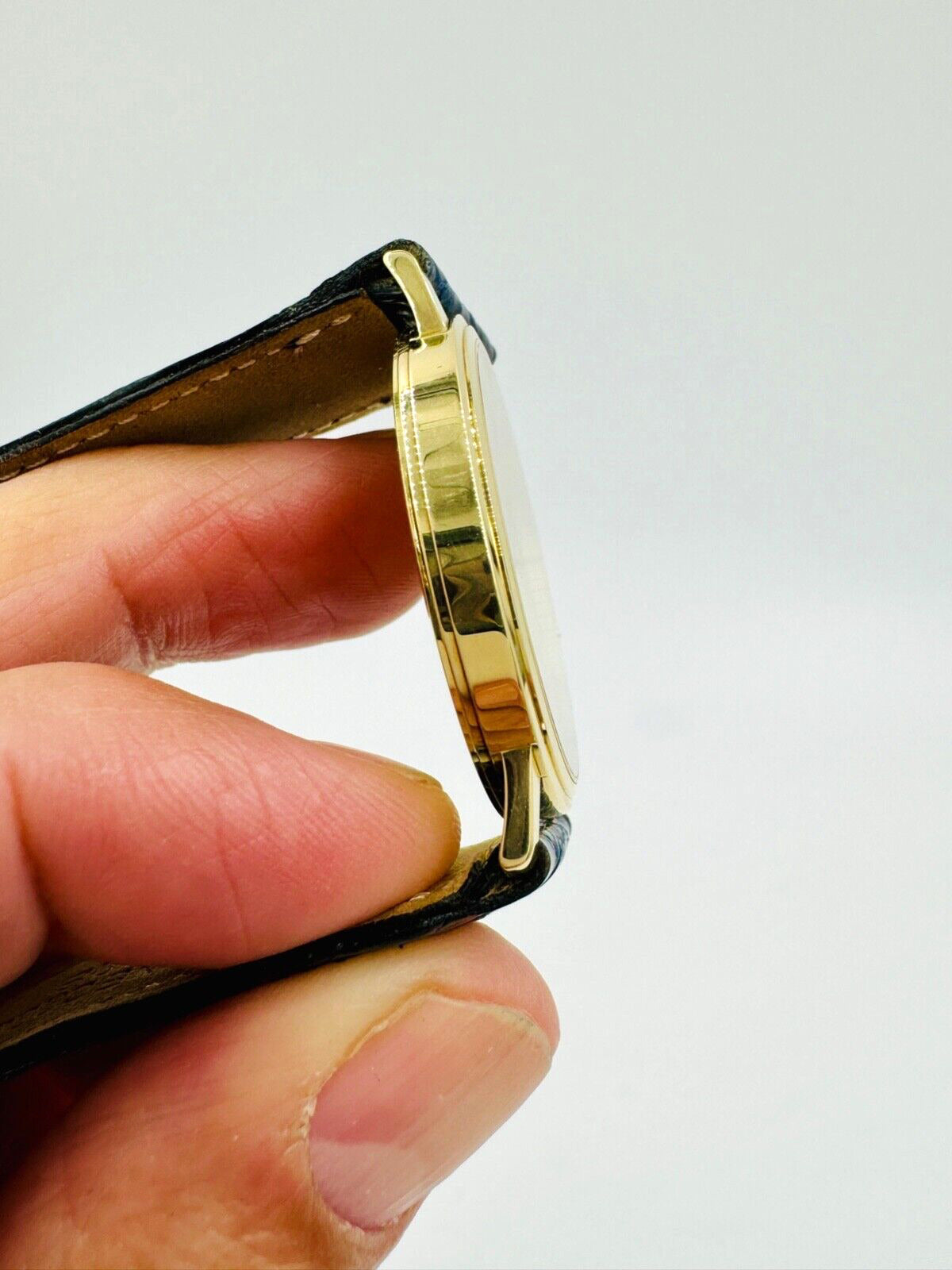 Vintage Baume Mercier Classima Quartz Men's Watch 14K Yellow Gold