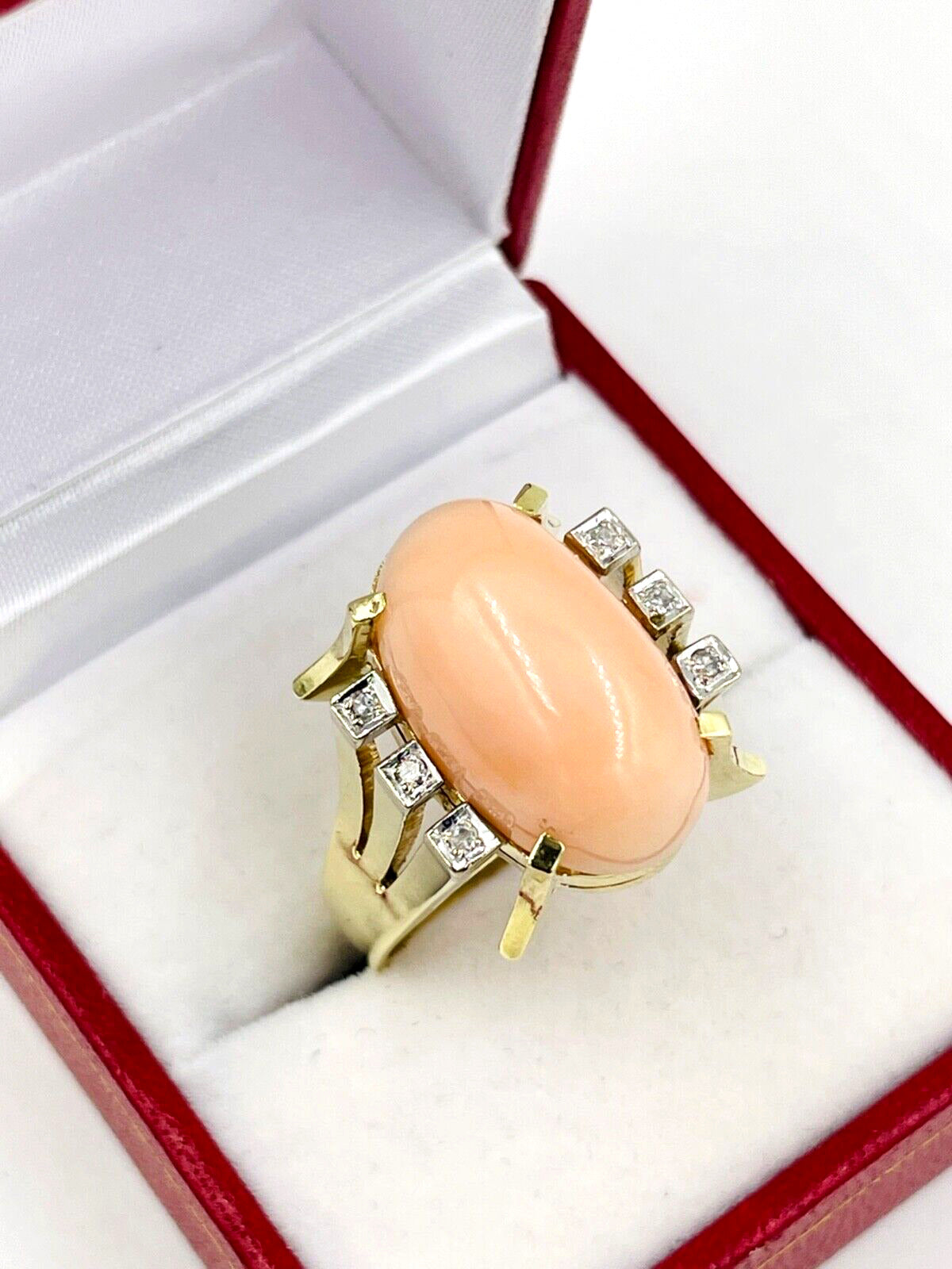 Angel skin hot sale coral ring