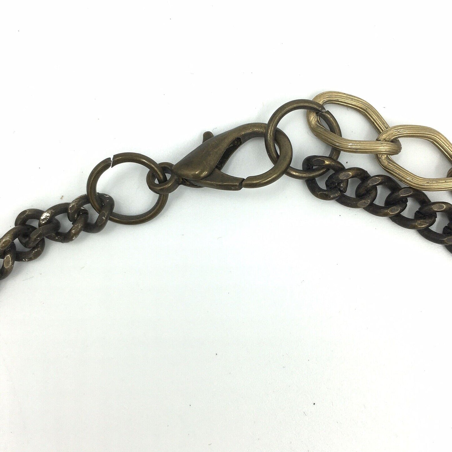 Pam Hiram Empress Fan Moonstone Agate Acrylic Brass Necklace Anthropologie