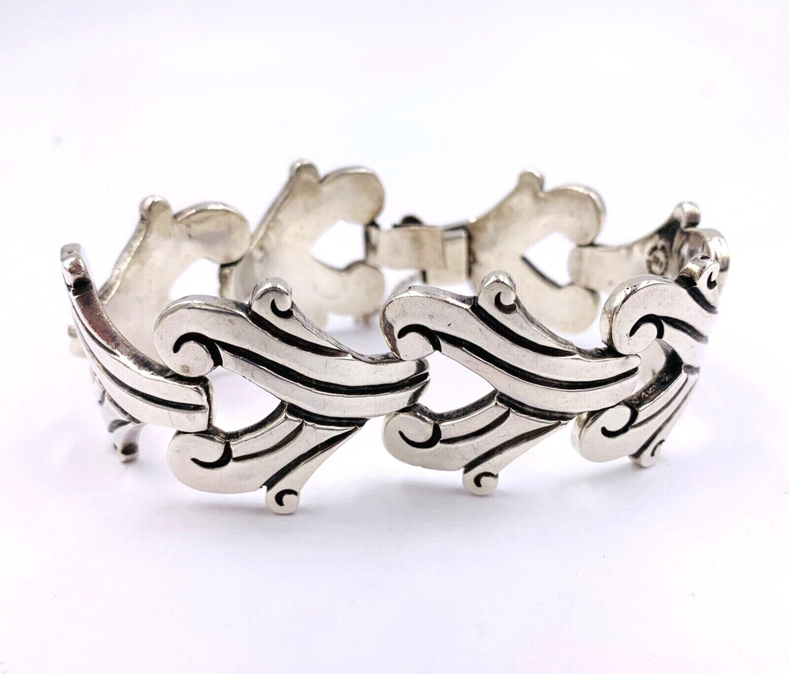 Heavy 925 Sterling Silver buy bracelet taxco mex