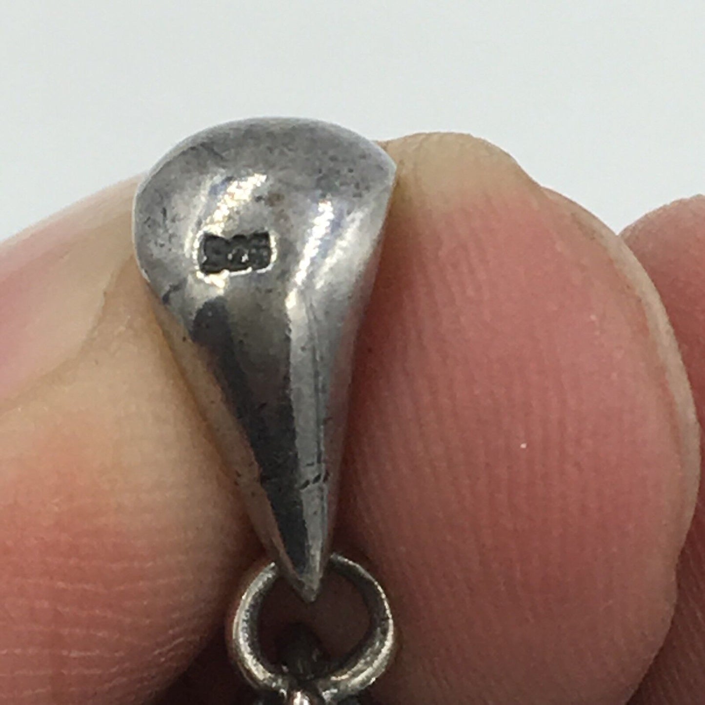 Vintage Victorian Style Cameo Mother Of Pearl Semi Precious Stone Pendant