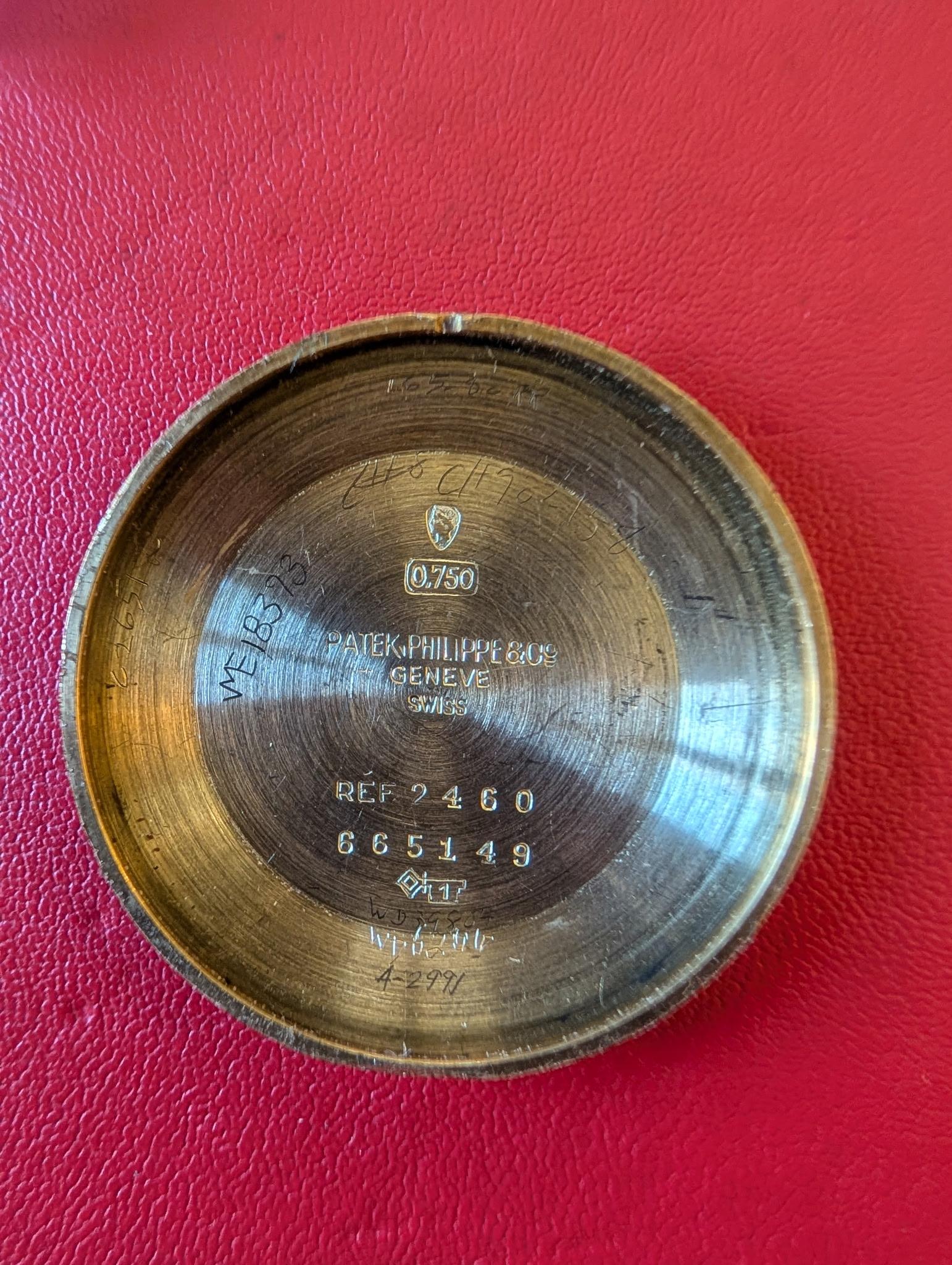 Patek Philippe Calatrava 2460 18k Gold Hand Wind 27SC 18j