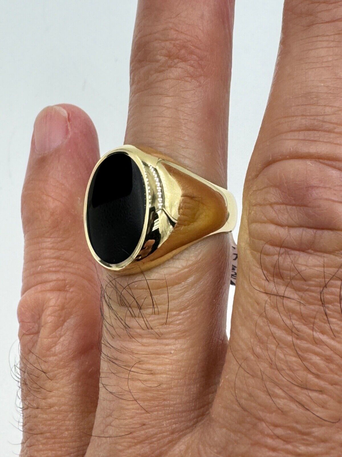 Tiffany & Co. Onyx Gold Signet Ring 18k, 1950-1960’S