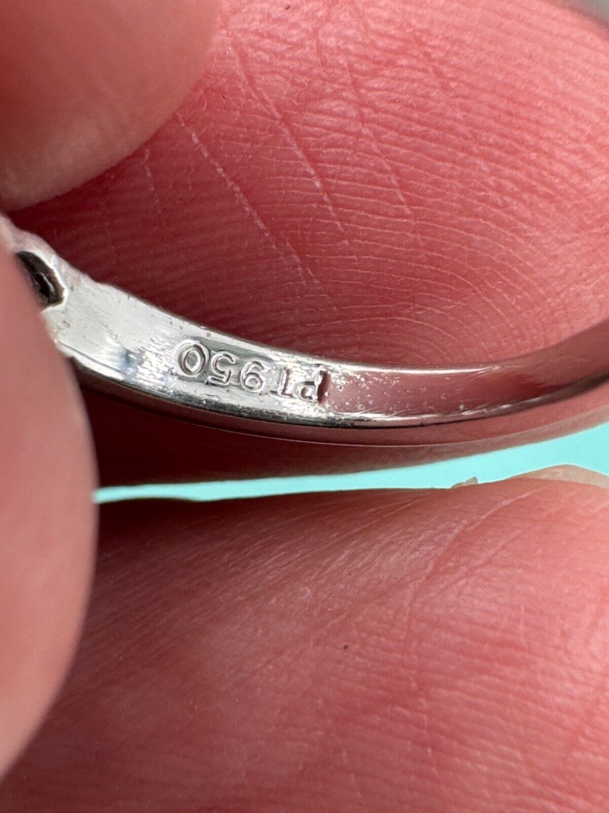 Tiffany & Co Seven Stone Diamond Platinum  Band