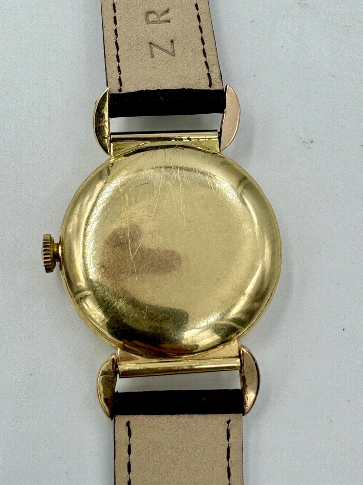 Vintage Movado Men's Watch 14K Yellow Gold Circa 1940's Running
