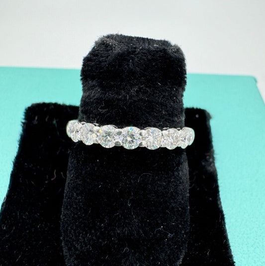 Tiffany & Co Seven Stone Diamond Platinum  Band