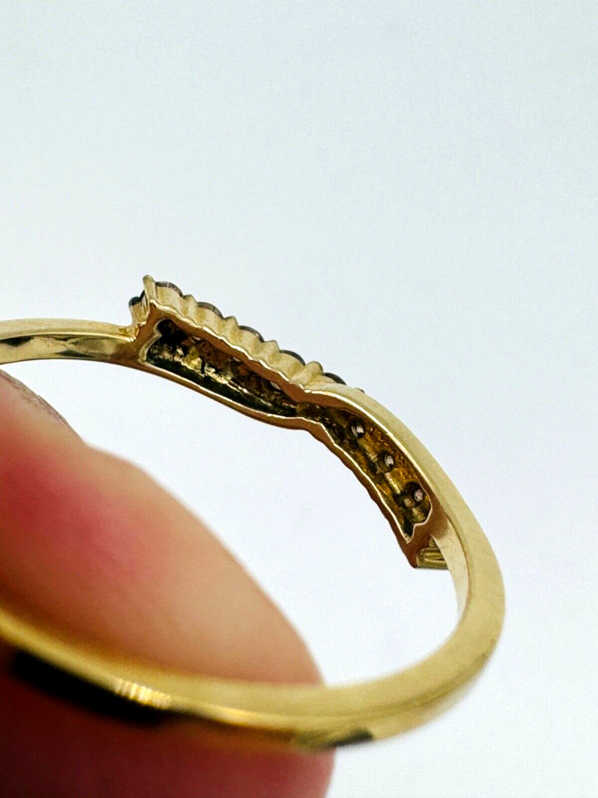 Chocolate diamond 10K Yellow Gold ring KGH