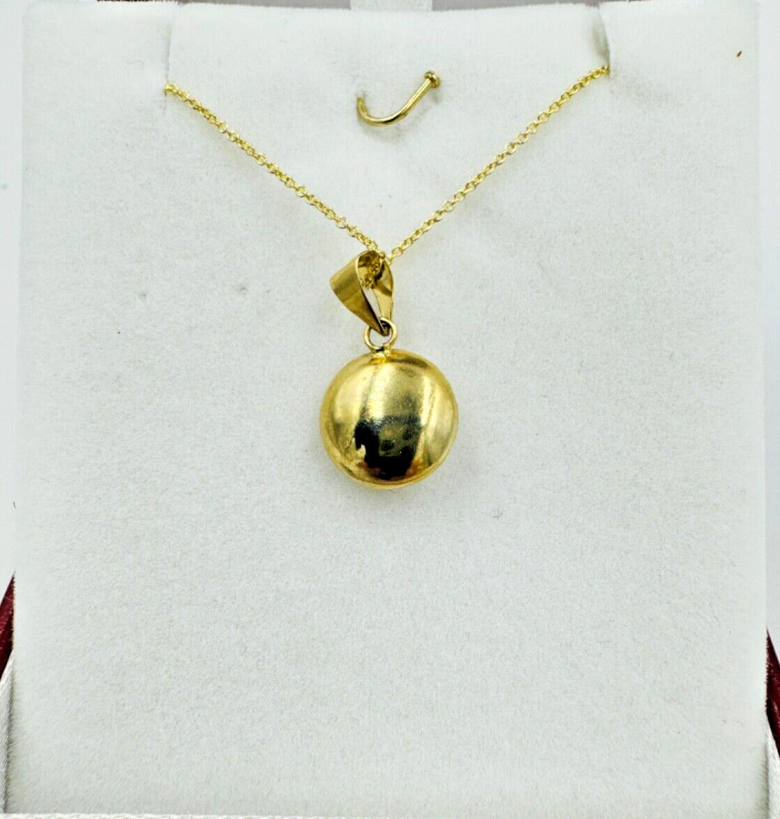 14k yellow Gold Evil Eye Pendant Necklace