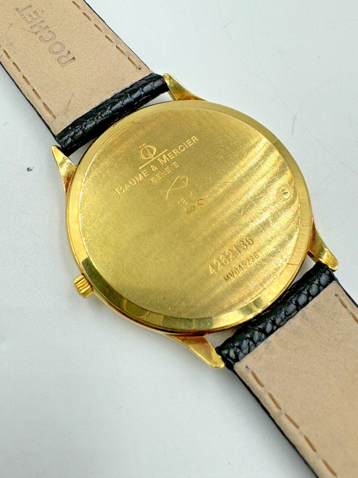 Baume Mercier Classima Thin Quartz Men's Watch 18K Yellow Gold