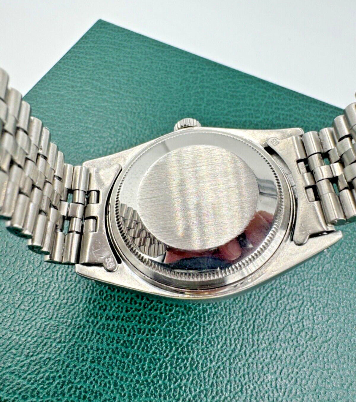 Vintage Rolex Datejust 36mm Stainless Steel 1601 Watch Circa 1966