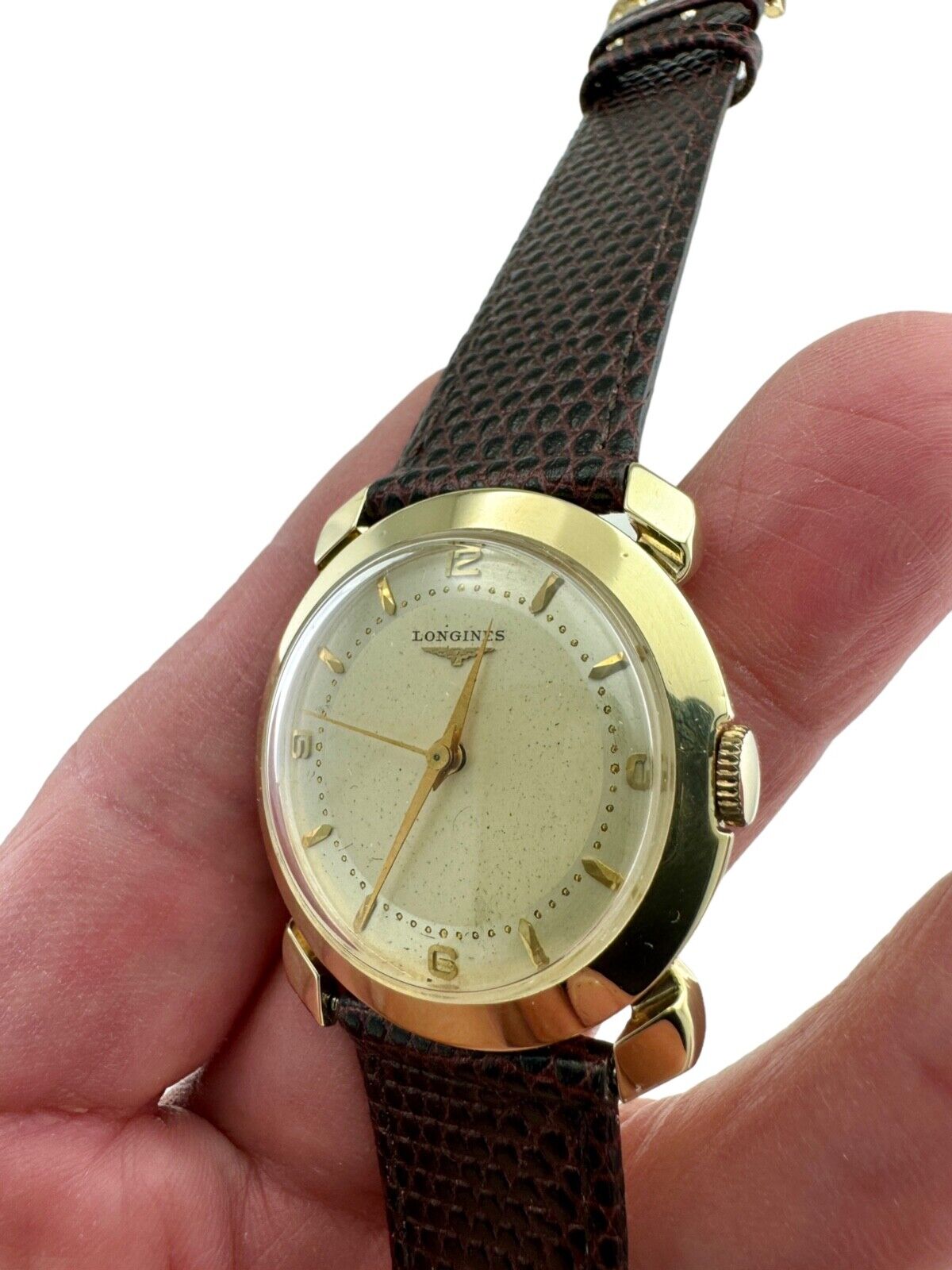 Vintage Longines 17j Manual wind Men's Watch 14K Yellow Gold