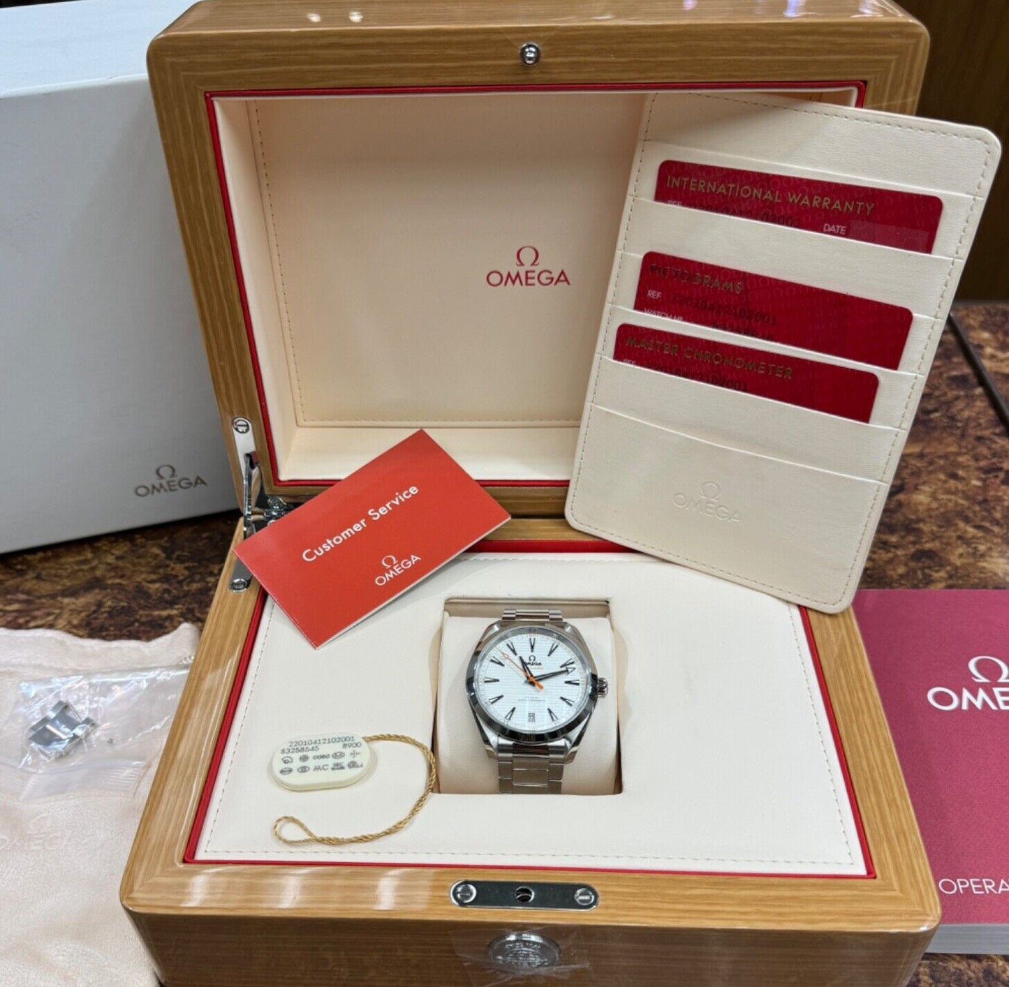 OMEGA SEAMASTER AQUA TERRA 150M CHRONOMETER 41MM MEN'S WATCH 220.10.41.21.02.001