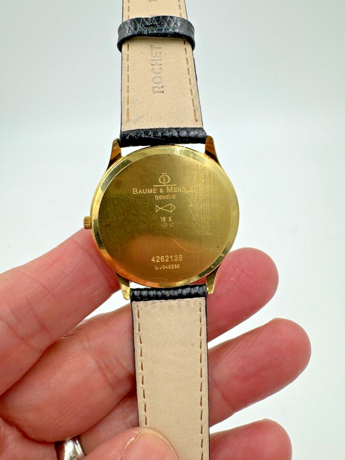 Baume Mercier Classima Thin Quartz Men's Watch 18K Yellow Gold