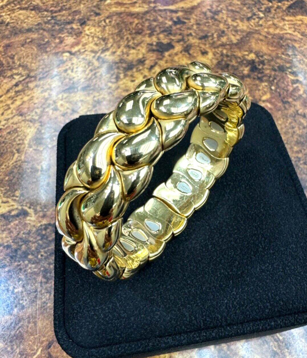 Chopard Casmir Yellow Gold Cuff Bracelet